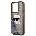 Karl Lagerfeld KLHCP14XLNKHCK i Phone 14 Pro Max 6,7" czarny/black hardcase Glitter Karl Head