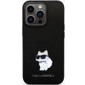 Karl Lagerfeld KLHCP14XSMHCNPK i Phone 14 Pro Max 6.7" czarny/black hardcase Silicone C Metal Pin