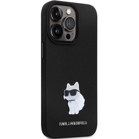 Karl Lagerfeld KLHCP14XSMHCNPK i Phone 14 Pro Max 6.7" czarny/black hardcase Silicone C Metal Pin