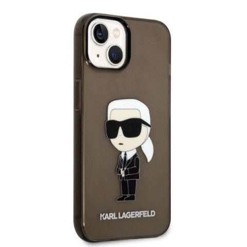 Karl Lagerfeld KLHCP14MHNIKTCK i Phone 14 Plus / 15 Plus 6,7" czarny/black hardcase Ikonik Karl Lagerfeld