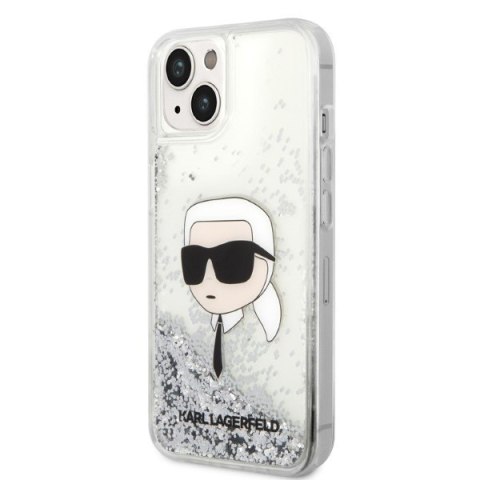 Karl Lagerfeld KLHCP14MLNKHCH i Phone 14 Plus / 15 Plus 6,7" srebrny/silver hardcase Glitter Karl Head