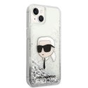 Karl Lagerfeld KLHCP14MLNKHCH i Phone 14 Plus / 15 Plus 6,7" srebrny/silver hardcase Glitter Karl Head