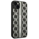 Karl Lagerfeld KLHCP14MPGKLSKG i Phone 14 Plus / 15 Plus 6,7" hardcase szary/grey Monogram Stripe