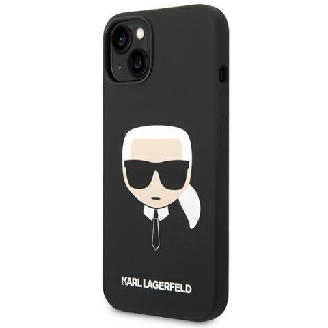 Karl Lagerfeld KLHCP14MSLKHBK i Phone 14 Plus / 15 Plus 6,7" hardcase czarny/black Silicone Karl`s Head
