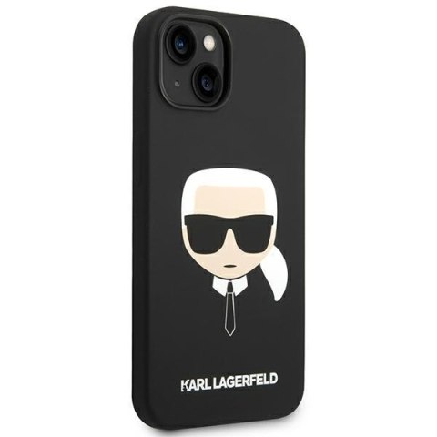Karl Lagerfeld KLHCP14MSLKHBK i Phone 14 Plus / 15 Plus 6,7" hardcase czarny/black Silicone Karl`s Head