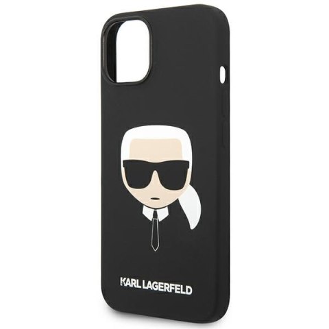 Karl Lagerfeld KLHCP14MSLKHBK i Phone 14 Plus / 15 Plus 6,7" hardcase czarny/black Silicone Karl`s Head