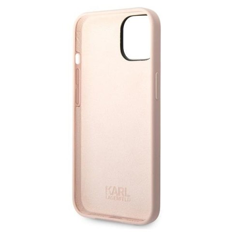 Karl Lagerfeld KLHCP14MSLKHLP i Phone 14 Plus / 15 Plus 6,7" hardcase różowy/pink Silicone Karl`s Head