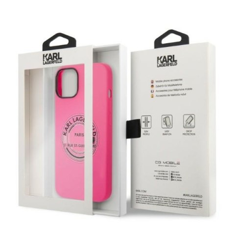 Karl Lagerfeld KLHCP14MSRSGRCF i Phone 14 Plus / 15 Plus 6,7" hardcase różowy/pink Silicone RSG