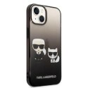 Karl Lagerfeld KLHCP14MTGKCK i Phone 14Plus / 15 Plus 6,7" hardcase czarny/black Gradient Ikonik Karl & Choupette