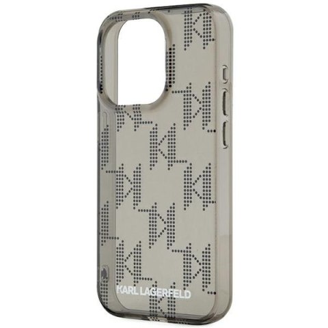 Karl Lagerfeld KLHCP15LHKDPNSK i Phone 15 Pro 6.1" czarny/black hardcase IML Mono KL Pattern & Cord