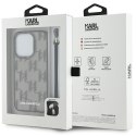 Karl Lagerfeld KLHCP15LHKDPNSK i Phone 15 Pro 6.1" czarny/black hardcase IML Mono KL Pattern & Cord