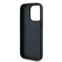 Karl Lagerfeld KLHCP15LPQDSMGK i Phone 15 Pro 6.1" czarny/black hardcase Diagonal Quilted Script