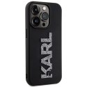 Karl Lagerfeld KLHCP15X3DMBKCK i Phone 15 Pro Max 6.7" czarny/black hardcase 3D Rubber Glitter Logo
