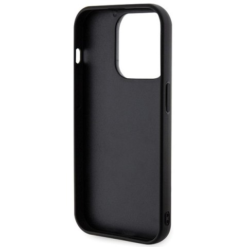 Karl Lagerfeld KLHCP15X3DMBKCK i Phone 15 Pro Max 6.7" czarny/black hardcase 3D Rubber Glitter Logo