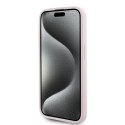 Karl Lagerfeld KLHCP15XPQDSMGP i Phone 15 Pro Max 6.7" różowy/pink hardcase Diagonal Quilted Script