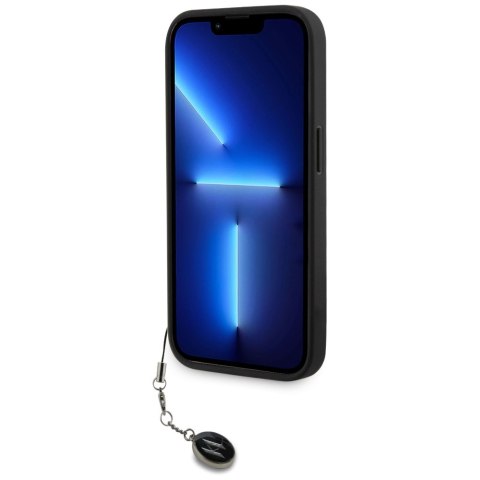 Karl Lagerfeld KLHCP15XPSAKDGCK i Phone 15 Pro Max 6.7" czarny/black hardcase Saffiano Rhinestones & Charm