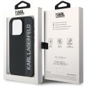 Karl Lagerfeld KLHCP15XPSAKDGCK i Phone 15 Pro Max 6.7" czarny/black hardcase Saffiano Rhinestones & Charm