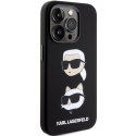 Karl Lagerfeld KLHCP15LSDHKCNK i Phone 15Pro 6.1" czarny/black Silicone Karl&Choupette Head