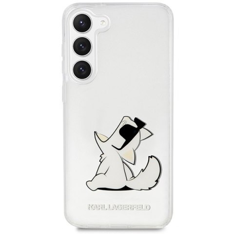 Karl Lagerfeld KLHCS23MCFNRC S23+ S916transparent hardcase Choupette Fun
