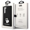 Karl Lagerfeld KLHCS24SSNCHBCK S24 S921 hardcase czarny/black Silicone Choupette