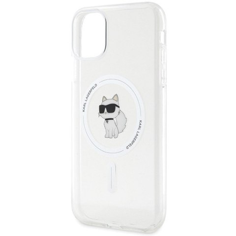 Karl Lagerfeld KLHMN61HFCCNOT i Phone 11 /Xr przezroczysty/transparent hardcase IML Choupette Mag Safe