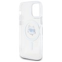 Karl Lagerfeld KLHMP12MHLSCHH i Phone 12 / 12 Pro 6.1" biały/white hardcase IML Metal Choupette Head Mag Safe