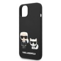 Karl Lagerfeld KLHMP14MSSKCK i Phone 14 Plus / 15 Plus 6,7" hardcase czarny/black Liquid Silicone Karl & Choupette Magsafe