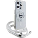 Karl Lagerfeld KLHMP14XHCCHNT i Phone 14 Pro Max 6.7" hardcase transparent IML Choupette Head & Cord Magsafe
