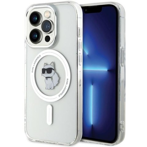 Karl Lagerfeld KLHMP14XHFCCNOT i Phone 14 Pro Max 6.7" przezroczysty/transparent hardcase IML Choupette Mag Safe