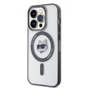 Karl Lagerfeld KLHMP15XHCHNOTK i Phone 15 Pro Max 6.7" transparent hardcase IML Choupette`s Head Mag Safe