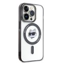 Karl Lagerfeld KLHMP15XHCHNOTK i Phone 15 Pro Max 6.7" transparent hardcase IML Choupette`s Head Mag Safe