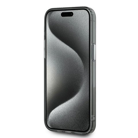 Karl Lagerfeld KLHMP15LHMCKMHK i Phone 15Pro 6.1" czarny/black IML Monogram Karl&Choupette Head Mag Safe