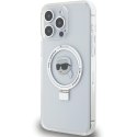 Karl Lagerfeld KLHMP15LHMRSKHH i Phone 15 Pro 6.1" biały/white hardcase Ring Stand Karl Head Mag Safe