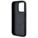 Karl Lagerfeld KLHMP15LPKHPORPK i Phone 15 Pro 6.1" hardcase czarny/black Leather Monogram Metal Logo Mag Safe
