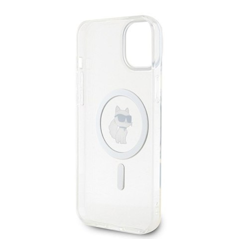 Karl Lagerfeld KLHMP15MHFCCNOT i Phone 15 Plus / 14 Plus 6.7" transparent hardcase IML Choupette Mag Safe
