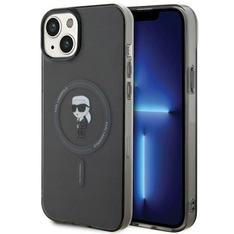 Karl Lagerfeld KLHMP15MHFCKNOK i Phone 15 Plus / 14 Plus 6.7" czarny/black hardcase IML Ikonik Mag Safe
