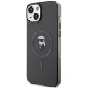 Karl Lagerfeld KLHMP15MHFCKNOK i Phone 15 Plus / 14 Plus 6.7" czarny/black hardcase IML Ikonik Mag Safe