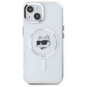 Karl Lagerfeld KLHMP15MHLSCHH i Phone 15 Plus 6.7" biały/white hardcase IML Metal Choupette Head Mag Safe