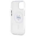 Karl Lagerfeld KLHMP15MHLSCHH i Phone 15 Plus 6.7" biały/white hardcase IML Metal Choupette Head Mag Safe