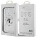Karl Lagerfeld KLHMP15MHMRSKCH i Phone 15Plus / 14 Plus 6.7" biały/white hardcase Ring Stand Karl&Choupettte Mag Safe