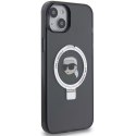 Karl Lagerfeld KLHMP15MHMRSKHK i Phone 15 Plus / 14 Plus 6.7" czarny/black hardcase Ring Stand Karl Head Mag Safe