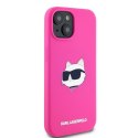 Karl Lagerfeld KLHMP15MSCHPPLF i Phone15 Plus / 14 Plus 6.7" różowy/fuschia hardcase Silicone Choupette Head Mag Safe