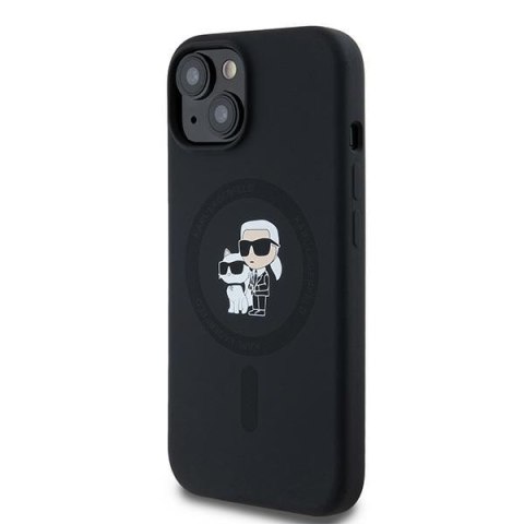 Karl Lagerfeld KLHMP15MSCMKCRHK i Phone 15 Plus / 14 Plus 6.7" czarny/black hardcase Silicone Karl & Choupette Mag Safe
