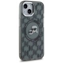 Karl Lagerfeld KLHMP15SHMCKMHK i Phone 156.1" czarny/black IML Monogram Karl&Choupette Head Mag Safe