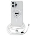 Karl Lagerfeld KLHMP16XHCCHNT i Phone 16 Pro Max 6.9" hardcase transparent IML Choupette Head & Cord Magsafe