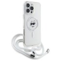 Karl Lagerfeld KLHMP16XHCCHNT i Phone 16 Pro Max 6.9" hardcase transparent IML Choupette Head & Cord Magsafe