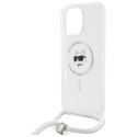 Karl Lagerfeld KLHMP16XHCCHNT i Phone 16 Pro Max 6.9" hardcase transparent IML Choupette Head & Cord Magsafe
