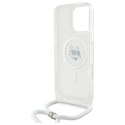 Karl Lagerfeld KLHMP16XHCCHNT i Phone 16 Pro Max 6.9" hardcase transparent IML Choupette Head & Cord Magsafe