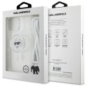 Karl Lagerfeld KLHMP16XHCCHNT i Phone 16 Pro Max 6.9" hardcase transparent IML Choupette Head & Cord Magsafe