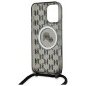 Karl Lagerfeld KLHMP16XHCKCKLCK i Phone 16 Pro Max 6.9" czarny/black hardcase IML Crossbody Monogram Karl & Choupette Head Mag S